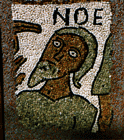 Particolare del Pavimento Musivo: No&egrave;